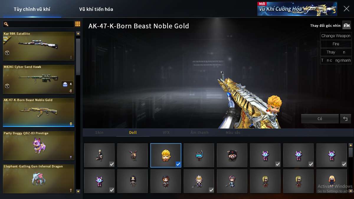 shop acc cf uy tin gia re